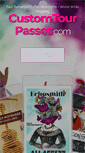 Mobile Screenshot of customtourpasses.com